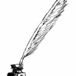 A quill pen illustrating the stream of consciousness writing concept