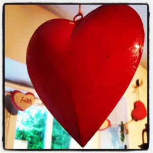 Love heart ornament